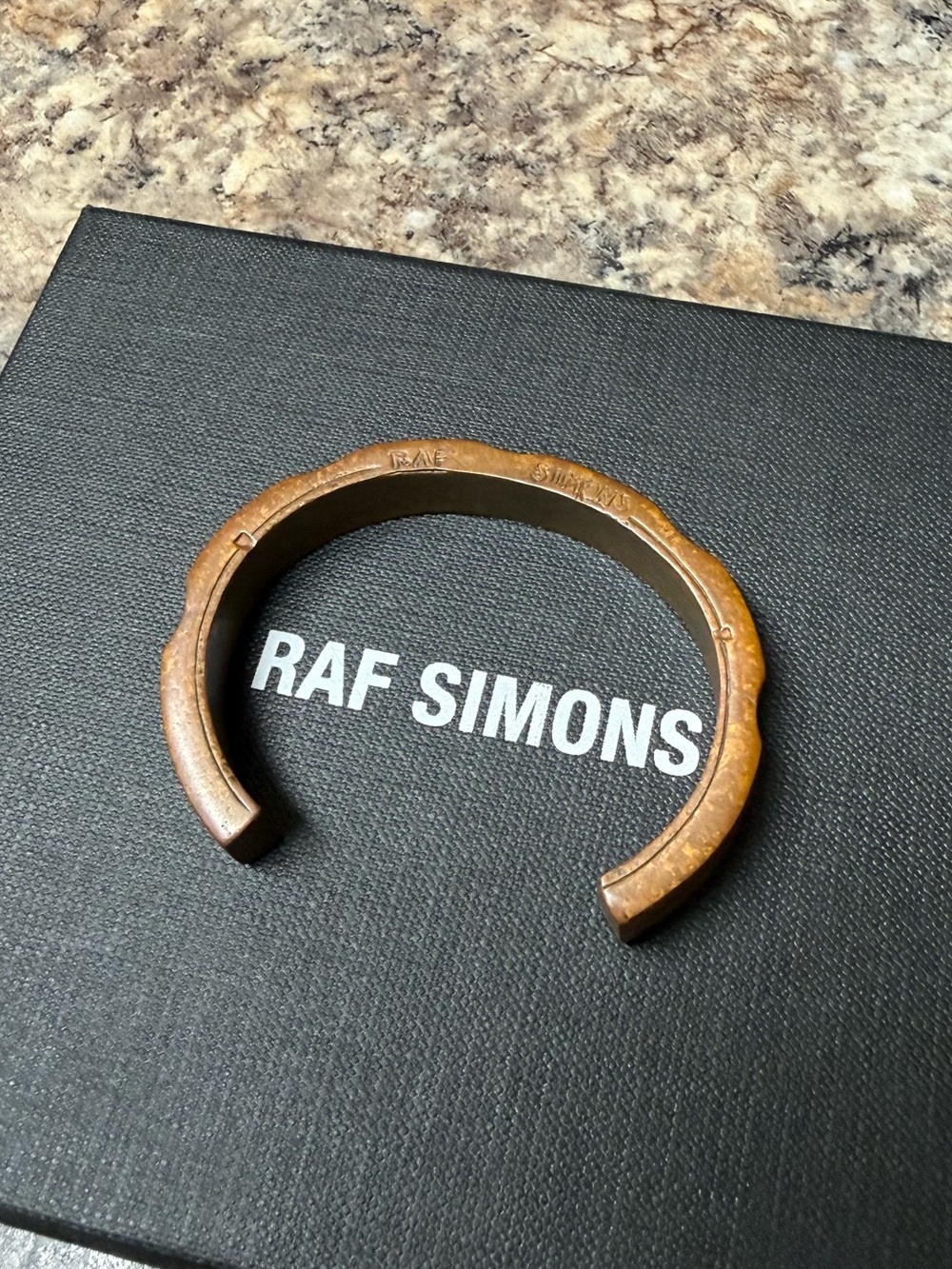 RAF Simons Copper Cuff Bracelet